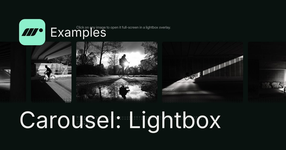 Carousel: Lightbox — Motion for Vue Example